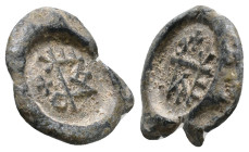 Byzantine lead seal. 17mm, 5,87g