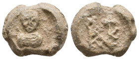 Byzantine lead seal. 19mm, 7,66g