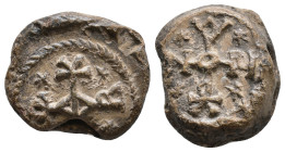 Byzantine lead seal. 20mm, 12,94g