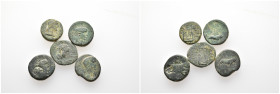 Lot of 5 Roman AE coins / Lot as seen no return