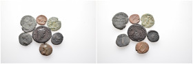 Lot of 7 Roman AE coins / Lot as seen no return