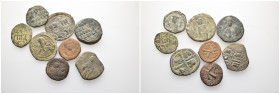 Lot of 8 Byzantine coins. / Lot as seen no return