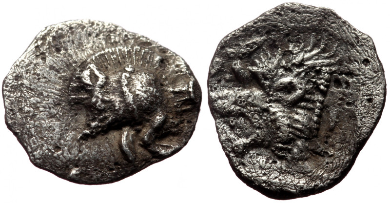 Hemiobol AR
Mysia, Kyzikos, 5th century BC