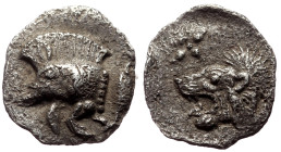 Hemiobol AR
Mysia, Kyzikos, 5th century BC
10 mm, 0,40 g