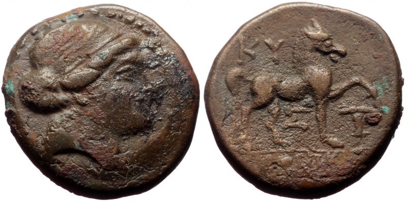 Bronze Æ
Aeolis, Kyme
21 mm, 9,31 g