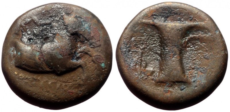 Bronze Æ
Aeolis, Kyme
16 mm, 4,42 g