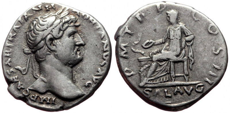 Denarius AR
Hadrian (117-138)
Rome, AD 119-123
IMP CAESAR TRAIAN HADRIANVS AV...