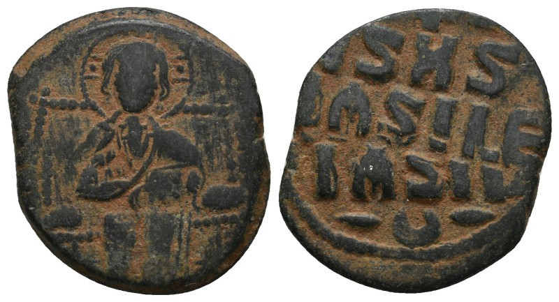 Follis Æ Anonymous Follis, Class D, Constantine IX (1042-1055) 26 mm, 8,02 g