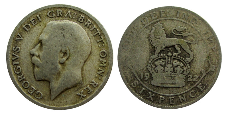 Six Pence AR
Great Britain, 1922