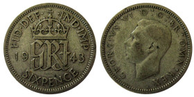 Six Pence AR
Great Britain, 1943