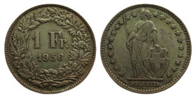 1 Francs AR
Switzerland, 1956