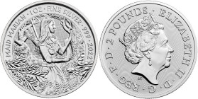 1 Oz
United Kingdom, Maid Marian, 2022
31,10 g
