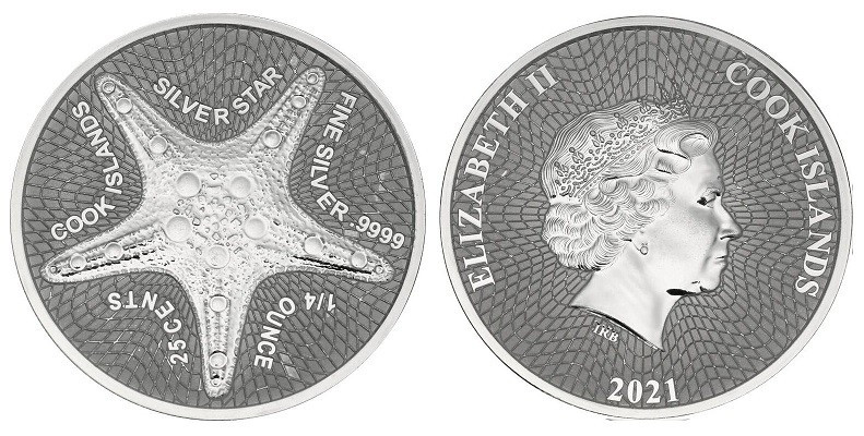 ¼ Oz AR
Cook Islands, 2021
7,75 g