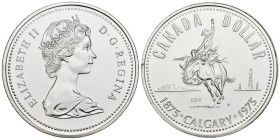 1 Dollar AR
Canada, 100th anniversary of Calgary, 1975, Silver 500/1000
36 mm, 23 g
KM# 97