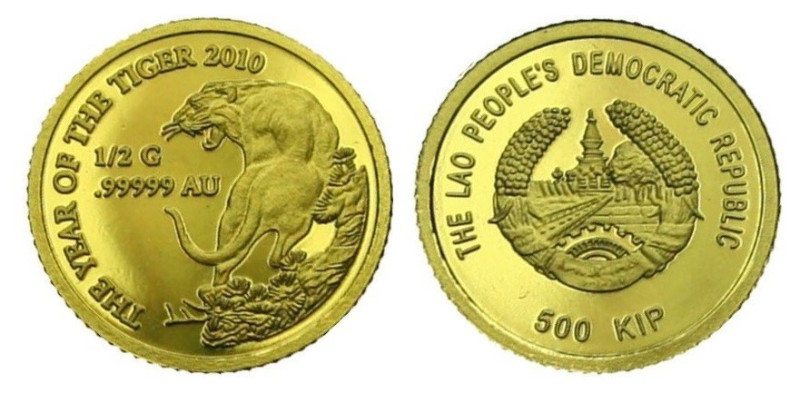 ½ g Coin, Gold 999/1000