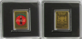 1/500 Oz
Coca Cola
Gold 999/1000