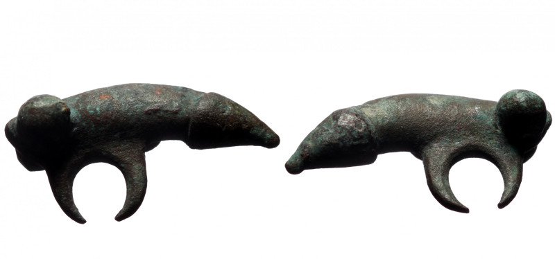 Bronze Phallic Amulete, Roman, 1st-3rd century AD
8 mm, 10 g