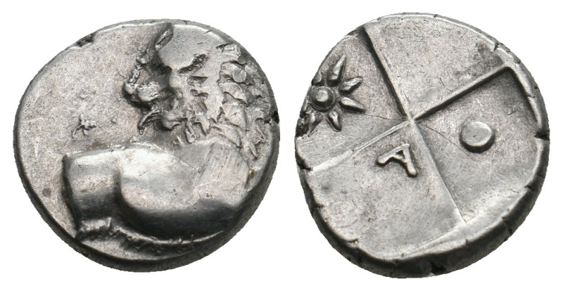 THRACE. Chersonesos. Hemidrachm (Circa 386-338 BC).

Obv: Forepart of lion right...