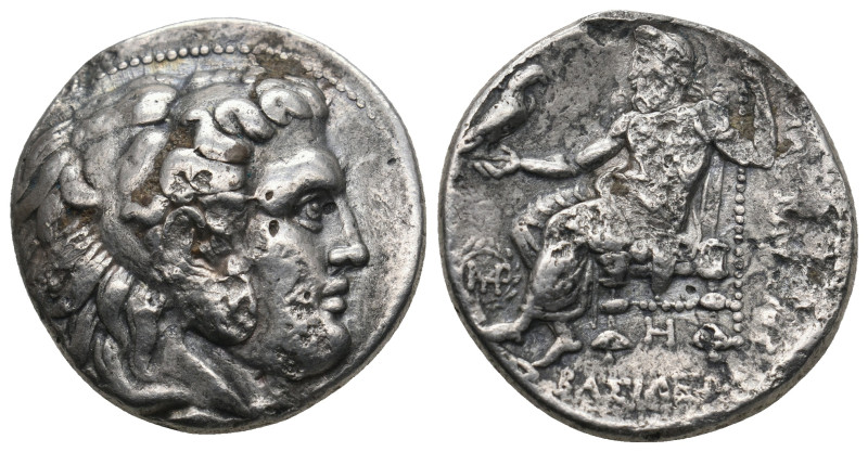 SELEUKID KINGDOM. Seleukos I Nikator (312-281 BC). Tetradrachm. Babylon I. In th...