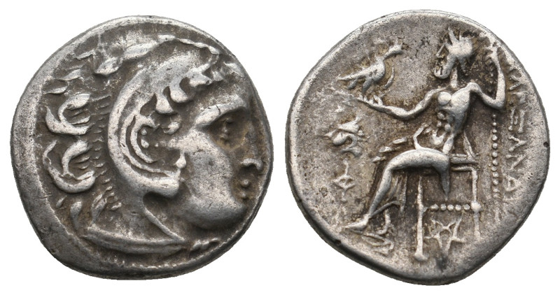 KINGS OF THRACE (Macedonian). Lysimachos (305-281 BC). Drachm. Kolophon. In the ...