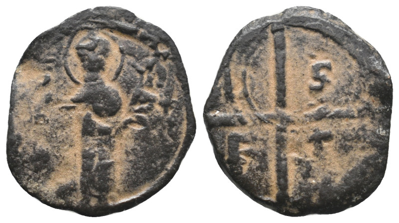 CRUSADERS. Antioch. Tancred. (Regent, 1101-1103, 1104-1112).Follis. Third type. ...