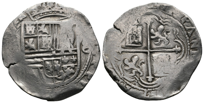 SPAIN. Philip IV (1621-1665). 8 Reales. Seville.

Obv: Coat of arms between mint...