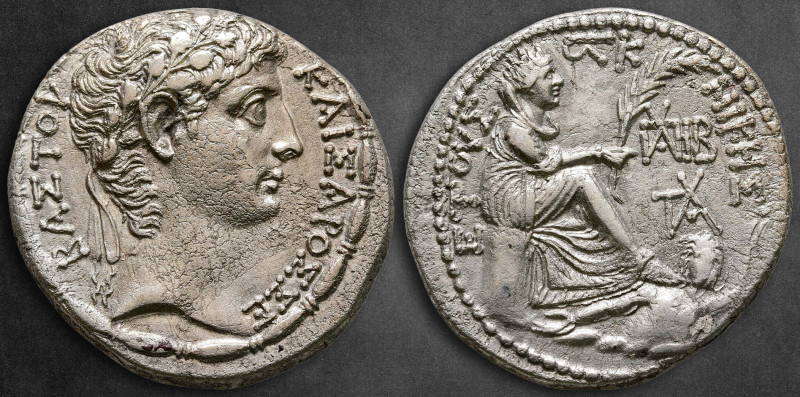 Seleucis and Pieria. Antioch. Augustus 27 BC-AD 14.
Tetradrachm AR

28 mm, 14...