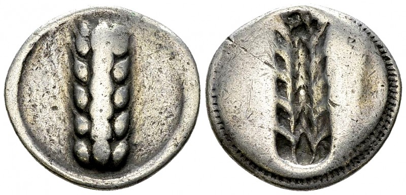 Metapontum AR Nomos, c. 470-430 BC 

Lucania, Metapontum. AR Nomos (23-24 mm, ...