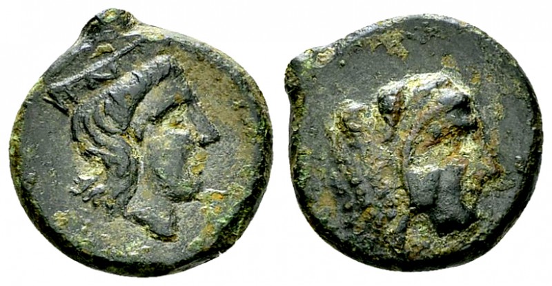 Thermae Himerenses AE15, c. 407/406 BC 

Sicily, Himera, as Thermae Himerenses...