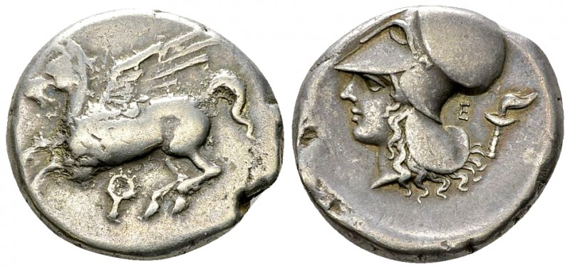 Corinth AR Stater, c. 375-300 BC 

Corinthia, Corinth. AR Stater (19-21 mm, 8....