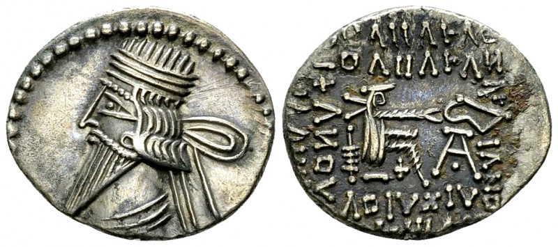 Pakoros I AR Drachm, uncertain mint 

Kings of Parthia. Pakoros I (c. 78-120 A...