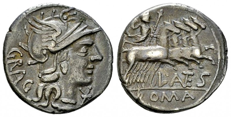 L. Antestius Gragulus AR Denarius, 136 BC 

L. Antestius Gragulus. AR Denarius...