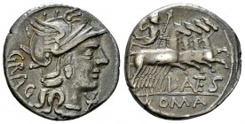 L. Antestius Gragulus AR Denarius, 136 BC 

L. Antestius Gragulus. AR Denarius (19 mm, 3.85 g), Rome, 136 BC.
 Obv. Helmeted head of Roma to right;...