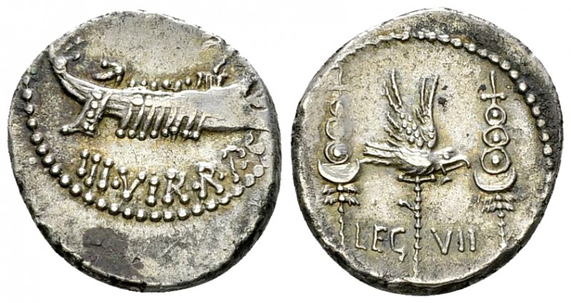 Marcus Antonius AR Denarius, LEG VII, 32/31 BC 

 Marcus Antonius. AR Denarius...