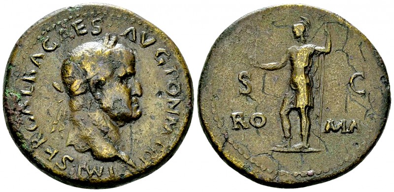 Galba AE Sestertius, Roma reverse 

Galba (68-69 AD). AE Sestertius (34-35 mm,...