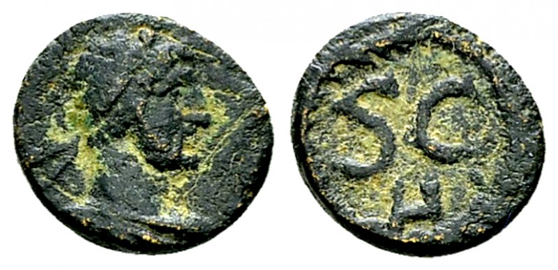 Hadrianus AE Uncia 

Hadrianus (117-138 AD). AE Uncia (10 mm, 1.00 g).
Obv. L...