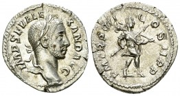 Severus Alexander AR Denarius, Mars reverse 

Severus Alexander (222-235 AD). AR Denarius (19-20 mm, 3.22 g), Rome, 228 AD.
Obv. IMP SEV ALEXAND AV...