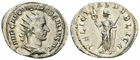 Trebonianus Gallus AR Antoninianus, Felicitas reverse 

Trebonianus Gallus (251-253 AD). AR Antoninianus (20-22 mm, 3.58 g), Rome.
Obv. IMP CAE C V...