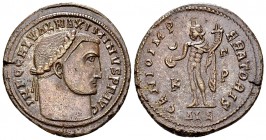Maximinus II Daia AE Nummus, Alexandria 

Maximinus II Daia (305-313 AD). AE Nummus (26-27 mm, 7.04 g), Alexandria, 311-313 AD.
Obv. IMP C GAL VAL ...