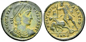 Constantius II AE Centenionalis, Cyzicus 

Constantius II (337-361 AD). AE Centenionalis (23-24 mm, 4.33 g), Cyzicus.
Obv. DN CONSTANTIVS PF AVG, P...