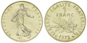 France, AR Piefort du Franc 1972 

France, 5e République. AR Piefort du Franc 1972 (24 mm, 13.7 g).
KM P453.

Avec certificat. Seulement 150 exem...