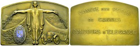 Cannes, AE Plaquette de Prix, Concours d'Elegance 

France, Cannes. AE Plaquette c. 1930 (50 x 74 mm, 107.41 g), Comite des Fetes de Cannes - Prix d...