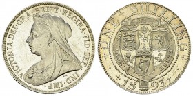 Great Britain AR 1 Shilling 1893 

Great Britain. Victoria. AR Shilling 1893 (5.67 g).
S. 3940.

FDC from Proof.
