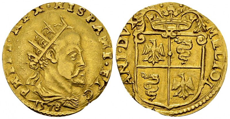 Milano, AV Doppia 1578 

Milano. Filippo II di Spagna duca di Milano (1554-159...