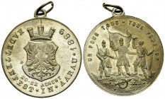 Aarau, versilberte Bronzemedaille 1889, Kadettenfest

Schweiz, Aarau. Versilberte Bronzemedaille 1889 (34 mm, 17.26 g), Kadettenfest.
Richter 12a....
