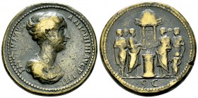 Faustina II AE Paduan medallion, after Giovanni dal Cavino 

Faustina II. AE «Paduan medallion» (36 mm, 36.26 g), after Giovanni dal Cavino (1500–15...