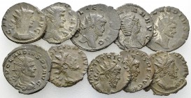 Lot of 10 Roman AE Antoniniani 

Lot of 10 (ten) Roman AE Antoniniani: Gallienus (3), Salonina, Claudius Gothicus (2), and Tetricus I (4).

Very f...