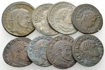 Lot of 8 Roman AE Nummi 

Lot of 8 (eight) Roman AE Nummi: Constantius I, Constantine 'the Great' (3), and Maxentius (4).

Almost very fine. (8)
...