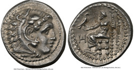 MACEDONIAN KINGDOM. Alexander III the Great (336-323 BC). AR drachm (17mm, 4.26 gm, 11h). NGC Choice AU 5/5 - 4/5. Lifetime issue of Miletus, ca. 325-...