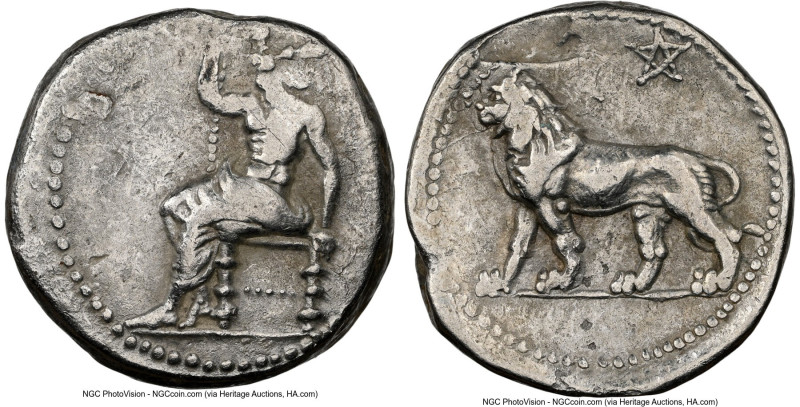 BABYLONIA. Alexandrine Empire. Uncertain satrap (ca. 328-311 BC). AR stater (22m...